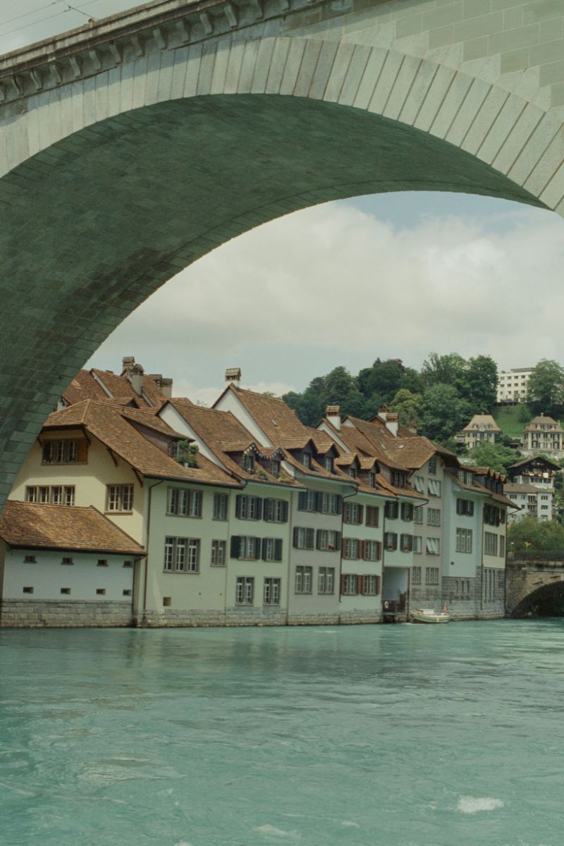 Fotografie řeky v Bernu