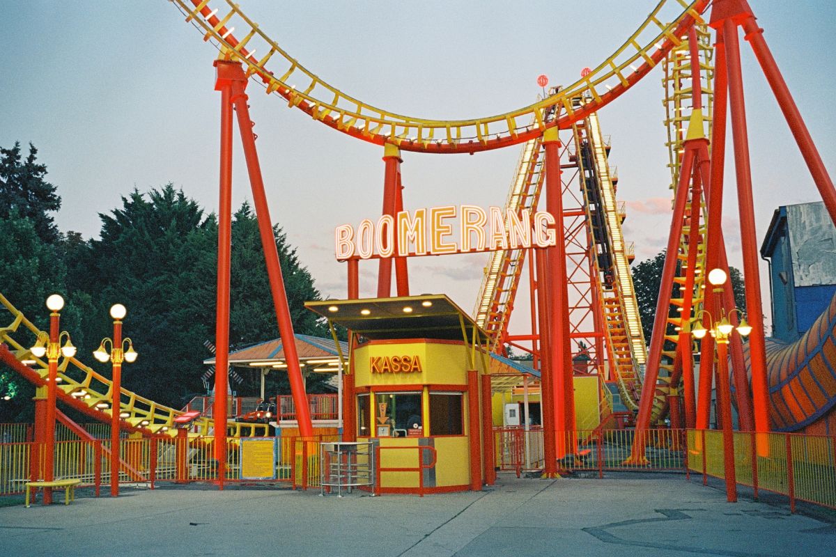 Fotka horské dráhy